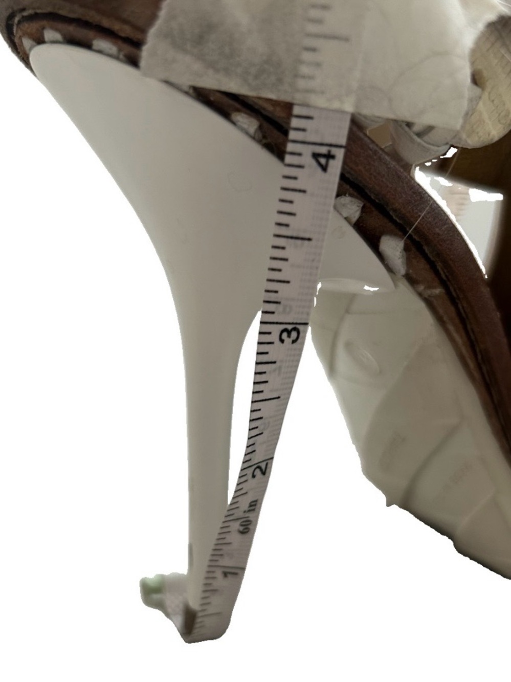 Thakoon Leather Huarache Inspired Ankle Strap Heels Made in Italy EU 37.5 - Picture 7 of 14